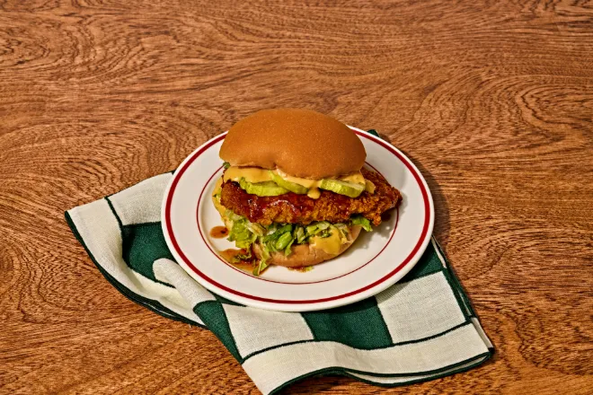 Fried chicken sandwich