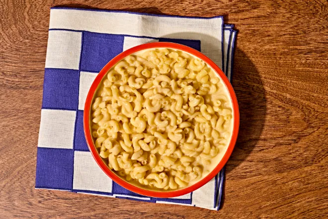 Bowl of mac and cheese